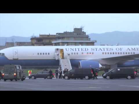 Watch Raw- Kerry Stops in Italy Before Mideast Trip News Video Video