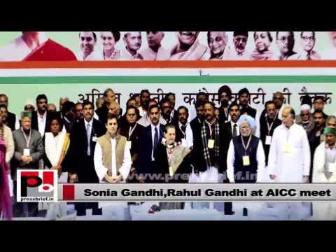 Watch Sonia Gandhi, Rahul Gandhi- Congress is a party which respects constitution Video