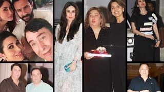 Watch Kareena, Saif & Kapoor Khandaan At Babita Kapoor's Birthday Bash Video