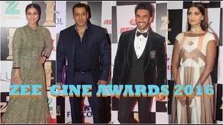 Watch Salman Khan, Kajol, Sonam Kapoor, Ranveer Singh At Zee Cine Awards 2016 Red Carpet Video