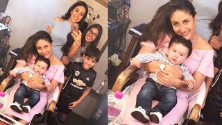 Watch Taimur Ali Khan's Surprise Visit At Kareena Movie Set Video
