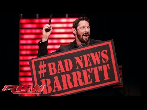 Watch Bad News Barrett's New Year's Toast: Raw, Dec. 30, 2013 - WWE Wrestling Video Video
