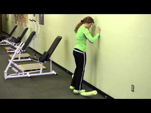 Watch Calf Exercises With a Funnoodle : - Strengthening & Stretching Video