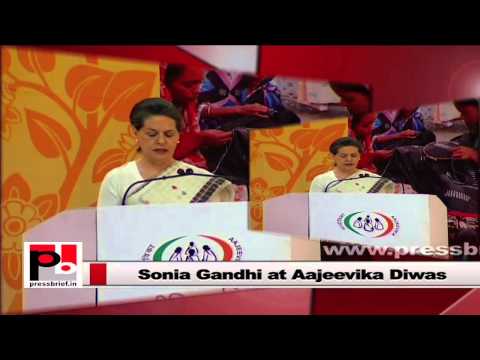 Watch Sonia Gandhi-  Modi sold fake dreams to Indians Video
