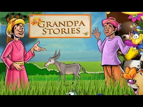 Watch Grandpa Stories - The Farmer And His Donkey - English Moral Story For Kids Video