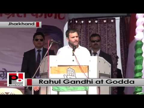 Watch Jharkhand- At Godda rally, Rahul Gandhi slams PM Modi, BJP Video