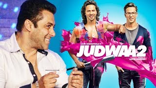Watch Salman Khan PROMOTES Varun Dhawan's Judwaa 2 Video