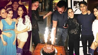 Watch (Inside Video) Saif Ali Khan's Birthday Party - Kareena, Sara Ali Khan, Soha Video