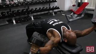 Watch How to- Flat Dumbell CHEST Fly with Fred BIGGIE Smalls (Pro Series) Video