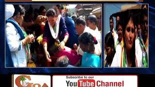 Watch Congress Mahila Morcha Reaches Pernem To Sell Coconuts At Rs.10! Video
