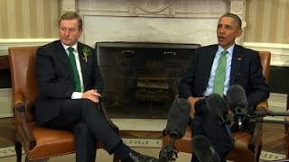 Watch Obama, Ireland's Kenny Talk Britain Referendum Video