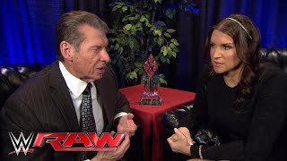 Watch Mr. McMahon is taking a "calculated risk" with his son at WrestleMania: Raw Video