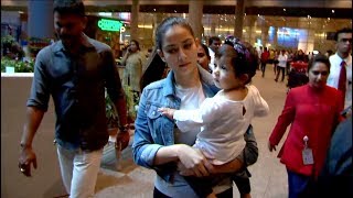 Watch Baby Misha with Mommy Mira Rajput at the Mumbai Airport Video
