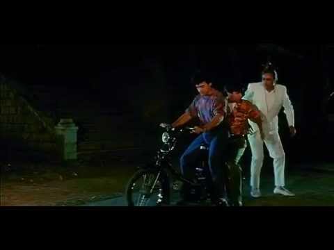 Watch Salman, Aamir arrive in scooter - Andaz Apna Apna - Bollywood Movie Comedy Scene Video
