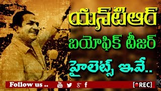 Watch Nandamuri Balakrishna NTR Biopic Teaser  Highlights I rectv india Video