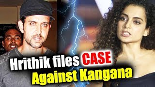 Watch Hrithik Roshan FILES Police Complaint Against Kangana Ranaut Video