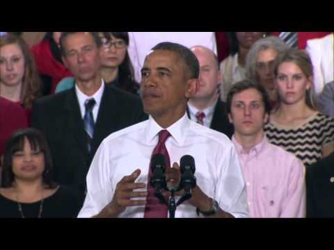Watch Obama Announces Manufacturing Institute in NC News Video Video