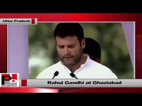 Watch Rahul Gandhi - Industries gradually moved from Ghaziabad due to bad governance Video