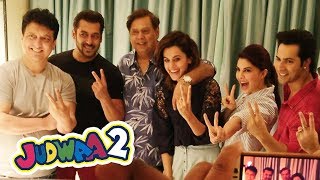 Watch Salman Khan Shoots For His Cameo In Varun Dhawan's Judwaa 2 Video