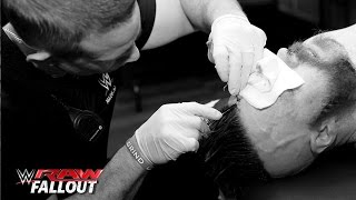 Watch Sheamus gets three stiches after his match with Dean Ambrose: WWE Raw Fallout, January 11, 2016 Video