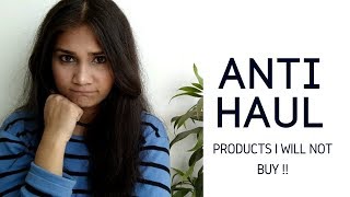 Watch Anti Haul | Products I wont Purchase that are available in India | Nidhi Katiyar Video