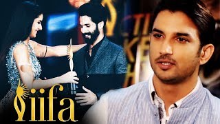 Watch Sushant Rajput ATTACKS Shahid Kapoor For Wining BEST ACTOR Award At IIFA 2017 Video