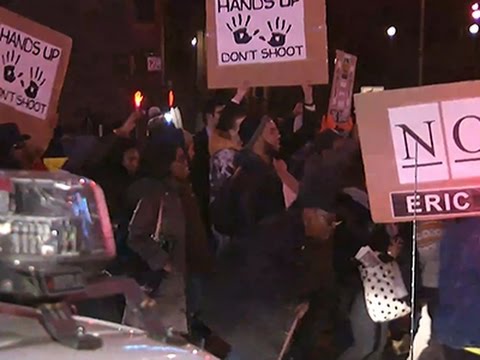 Watch Second Night of Chokehold Case Protests News Video Video