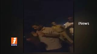 Watch Clashes Between Policies In Rajahmundry | Video Viral In Social Media | iNews Video