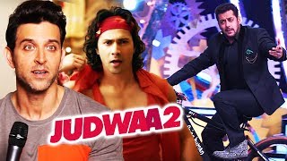 Watch Hrithik DECLARES Varun's Judwaa 2 BLOCKBUSTER, Salman's Being Human Cycle Promotion Bigg Boss 11 Video