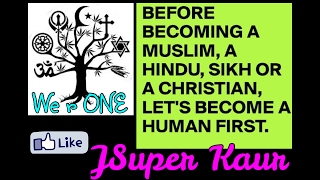 Watch Let's be HUMAN First Video