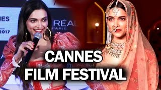 Watch Deepika Padukone To PROMOTE Padmavati At Cannes Film Festival 2018 Video