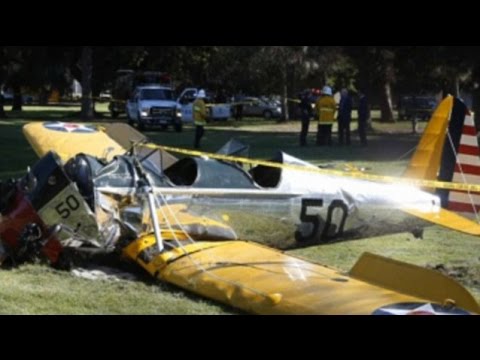 Watch Harrison Ford injured in Los Angeles Plane Crash News Video Video