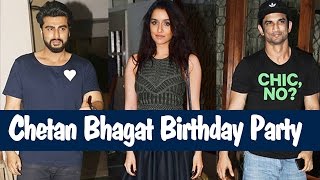 Watch Arjun Kapoor, Shraddha Kapoor, Sushant Singh Rajput - Chetan Bhagat Birthday Party Video