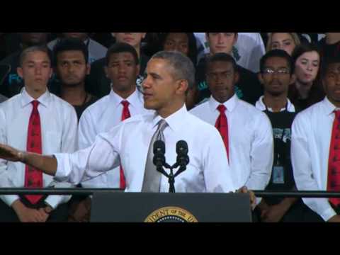Watch Obama Urges Students to File Financial Aid Form News Video Video