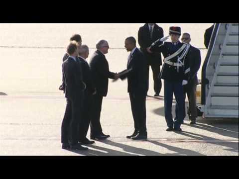 Watch Raw- President Obama Arrives in Netherlands News Video Video