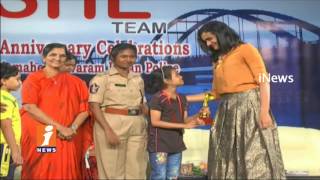 Watch Badminton PV Sindhu Participate She Team's 1st Anniversary Celebrations In Rajahmundry | iNews Video