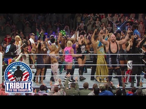 Watch WWE Superstars & Divas thank the U.S. Military- Tribute to the Troops 2013 - WWE Wrestling Video Video