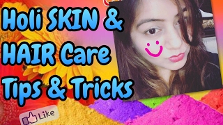 Watch Holi Pre & Post Skin and Hair care at Home | Holi Tips & Tricks on Skin, Makeup & Hair | JSuper Kaur Video