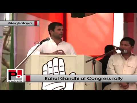 Watch Rahul Gandhi in Meghalaya- India belongs to every citizen Video
