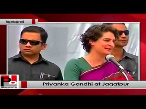 Watch Priyanka Gandhi at Jagatpur, Raebareli- BJP ideology is dangerous, it divides people Video