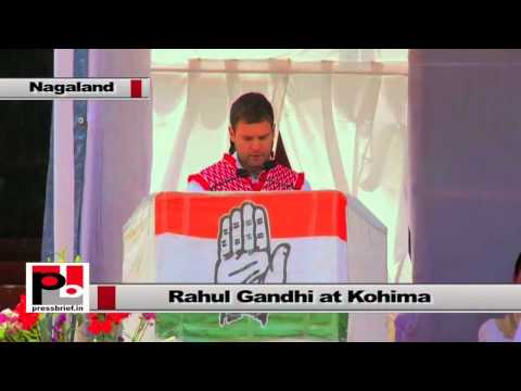 Watch Rahul Gandhi at Nagaland - Youngsters are very dynamic Video