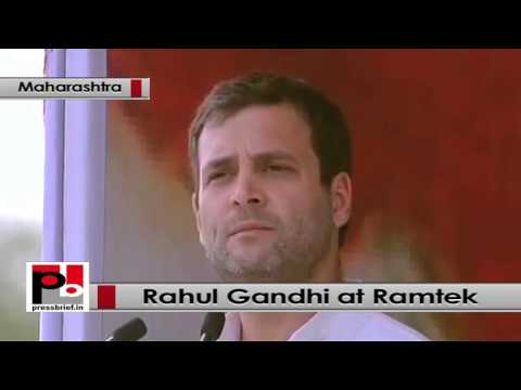 Watch Rahul Gandhi strikes chord with people at Congress rally at Ramtek, Maharashtra Video