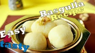 Watch rasgulla easy recipe / bengali sponge rasgulla recipe Video