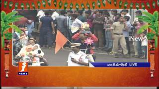 Watch Thousands Of Ganesh Idols Moving To Immersion From Moazzam Jahi Market | Hyderabad | iNews Video
