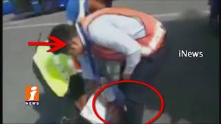 Watch Air Indigo Staff Manhandles in Delhi Airport | Company Apologies To Passenger | iNews Video