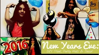 Watch New Years Eve Guide 2015 | DIY Treat, Decor & Party Hats Video