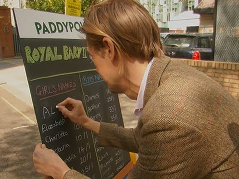 Watch Thousands Put Bets on Expected Royal Baby's Name News Video Video
