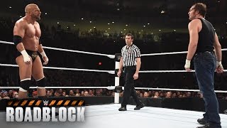 Watch WWE Network: Dean Ambrose vs. Triple H - WWE World Heavyweight Title Match: WWE Roadblock 2016 Video
