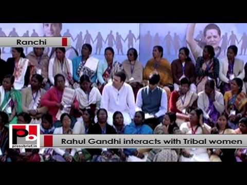Watch Rahul Gandhi holds interactive session with Tribal women in Jharkhand Video
