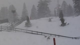 Watch Raw- Heavy Snow Near California-Nevada Border News Video Video